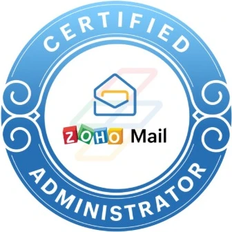 Zoho Mail Certified certification badge